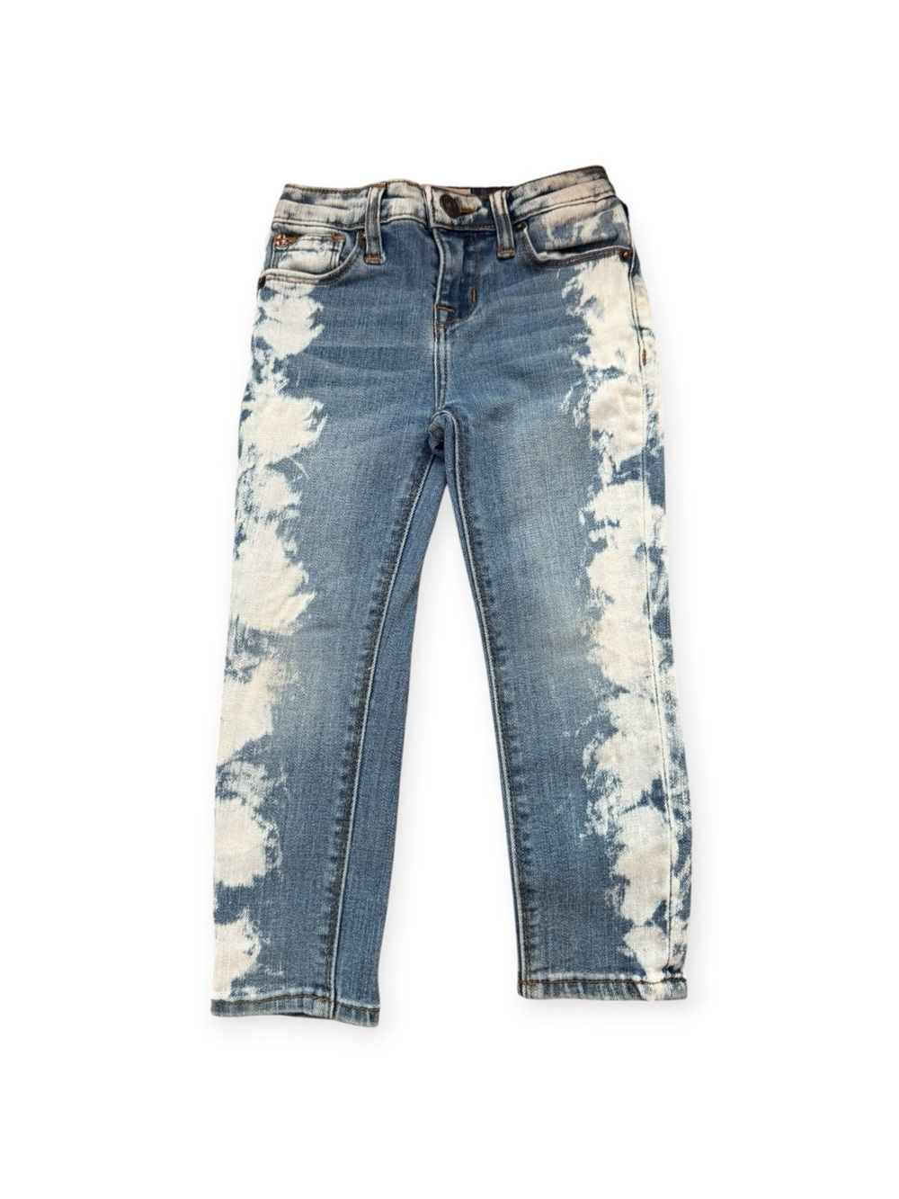 3T Hudson Jeans Blue and White Tie-Dye Kids Denim Pants